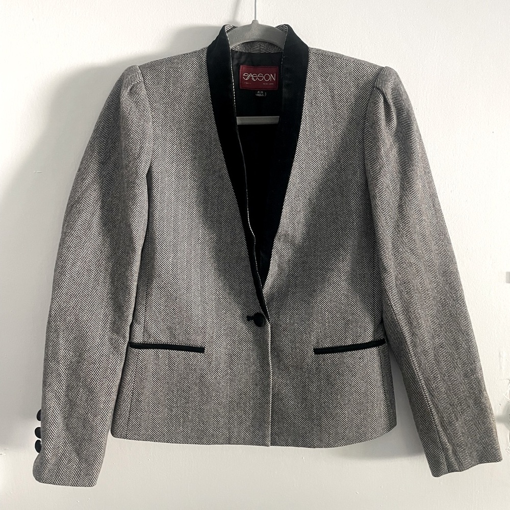 Vintage Sassoon Gray Women's Blazer